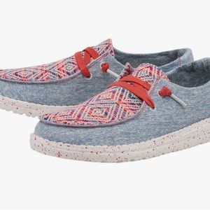 HEY DUDE | Wendy Playa Fiesta shoes in bright-colored Aztec print